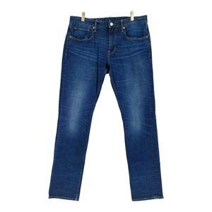 Bonobos Men's Jeans Size 33 x 34 Slim Blue Organic Cotton